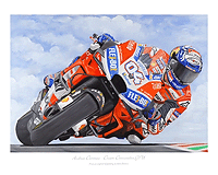 Andrea Dovizioso MotoGP painting