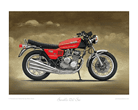 Benelli 750 Sei motorcycle art print