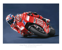 Casey Stoner Ducati Desmosedici MotoGP print