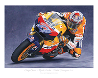 Casey Stoner Honda MotoGP print