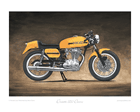Ducati 350 Desmo motorcycle art print