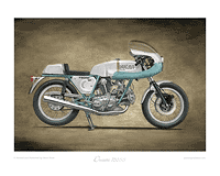 Ducati 750SS motorcycle art print