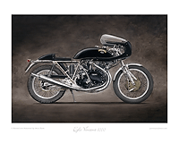 Egli Vincent 1000 motorcycle art print