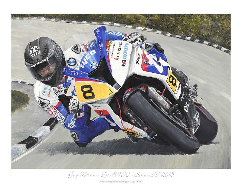 Guy Martin Tyco BMW print