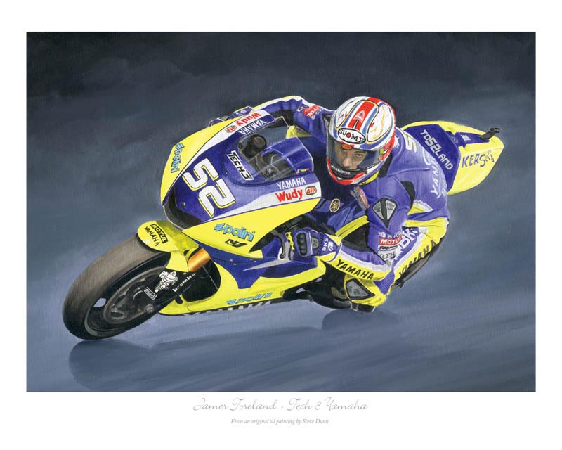 Moto GP motorcycle art print