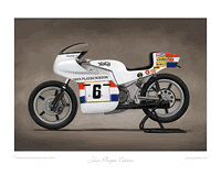 John Player Norton motorcycle art print