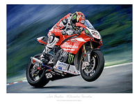 Josh Brookes painting