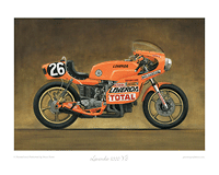Laverda V6 1000 motorcycle print motorcycle art print