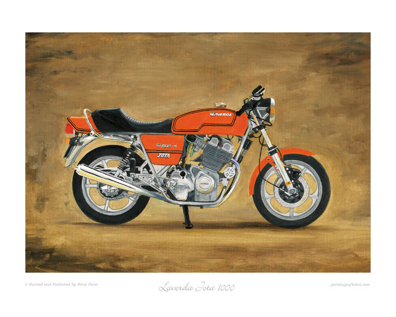 Laverda Jota 1000 motorcycle art print