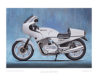 Laverda RGS1000 motorcycle print