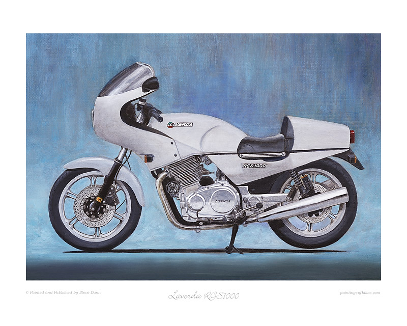 Laverda RGS1000 motorcycle art print
