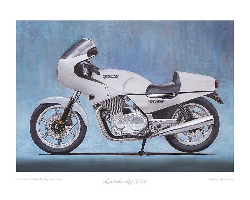 Laverda RGS1000 motorcycle art print