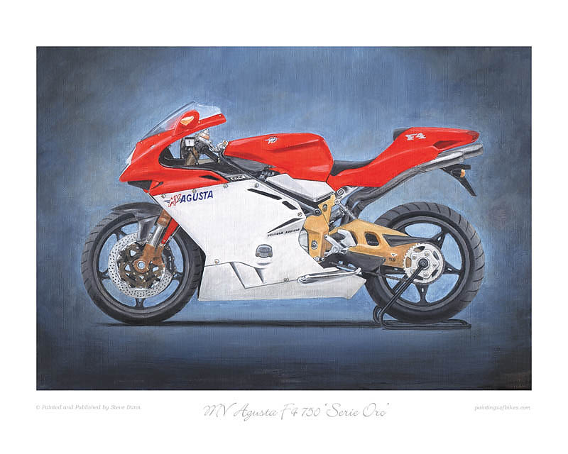 MV Agusta motorcycle art print