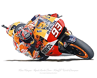 Marc Marquez painting