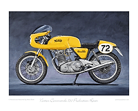 Norton Commando 750 Production Racer art print