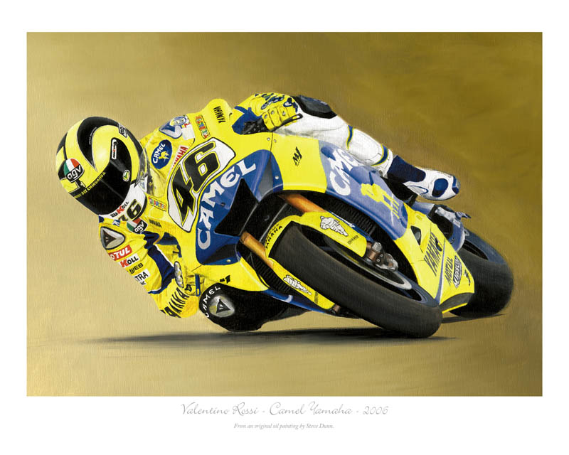 Moto GP motorcycle art print