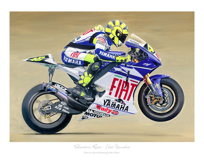 Moto GP motorcycle art print