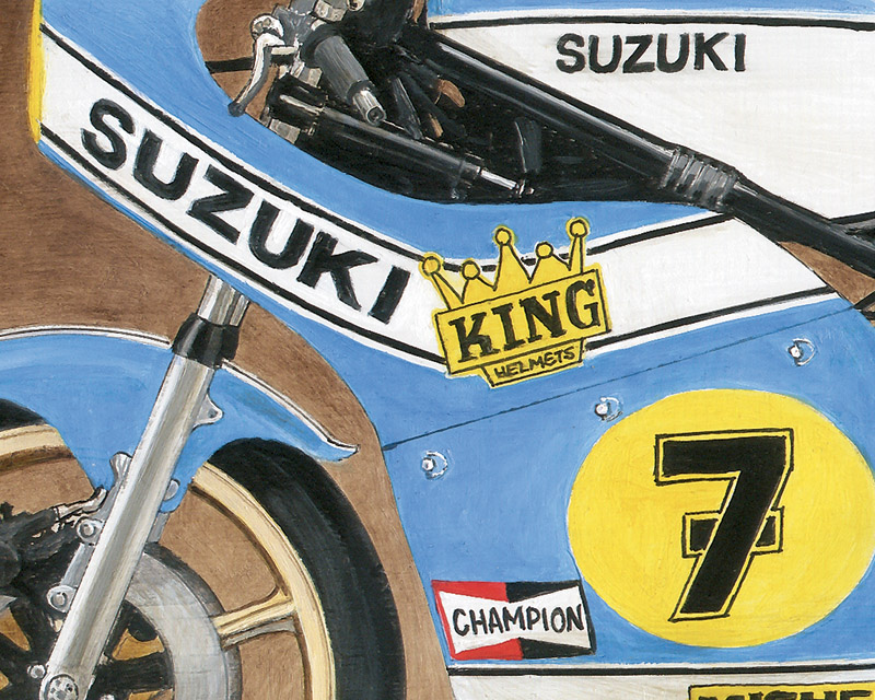 Suzuki RG500 Gamma Limited Edition Print of 50 by Steve Dunn 