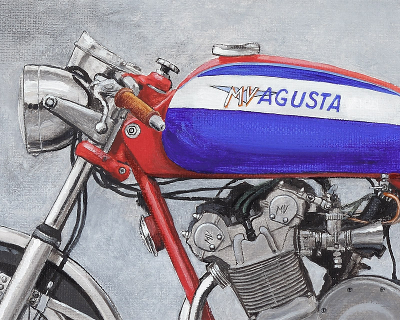 MV Agusta 750s poster by Steve Dunn of 50 Limited Edition Classic Bike Print 